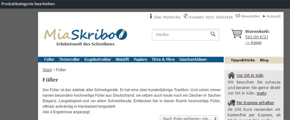 Start von MiaSkribo.
