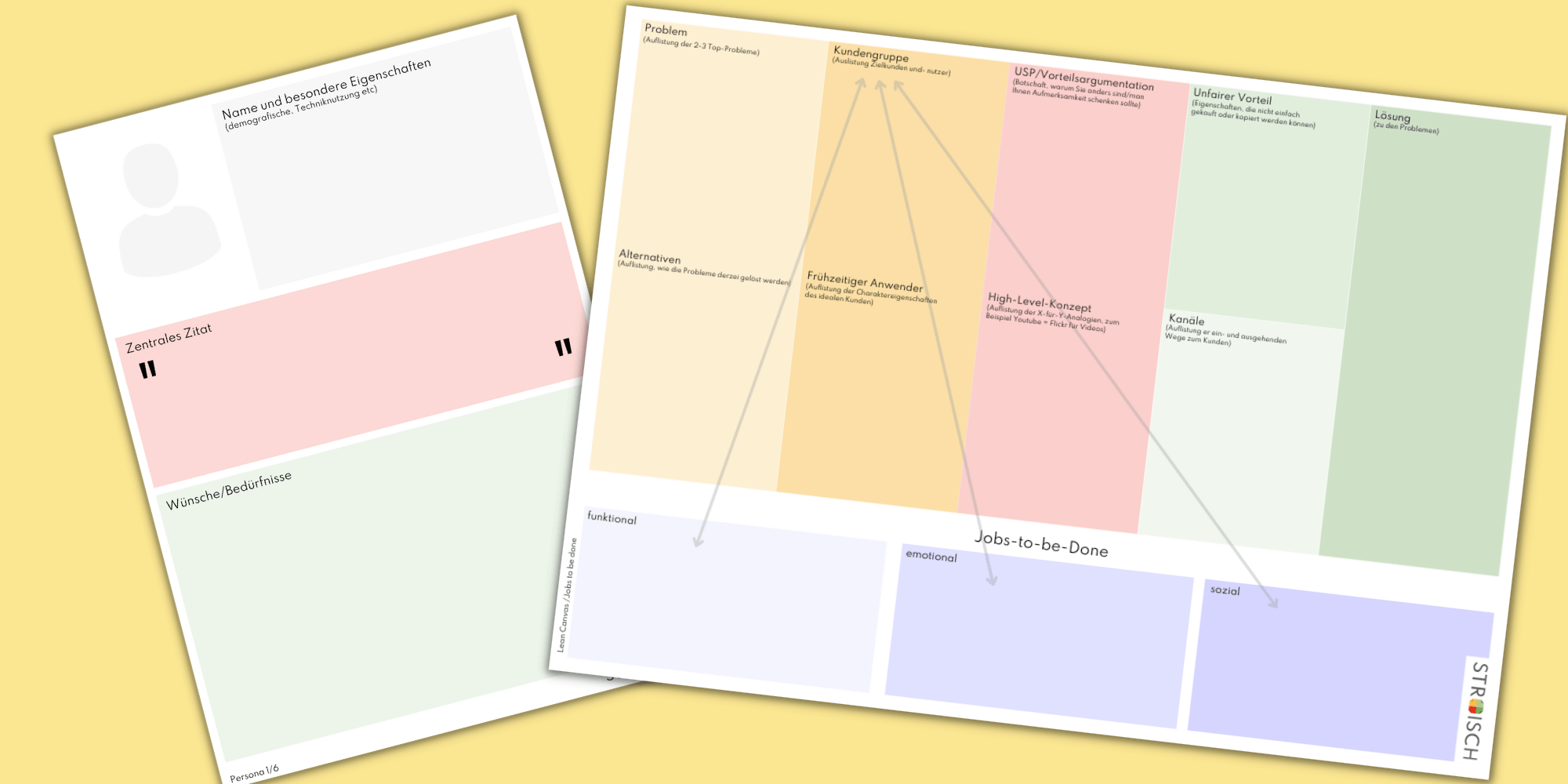 Auch die Templates sind schön gestaltet und können direkt genutzt werden: Hier zwei Beispiele.