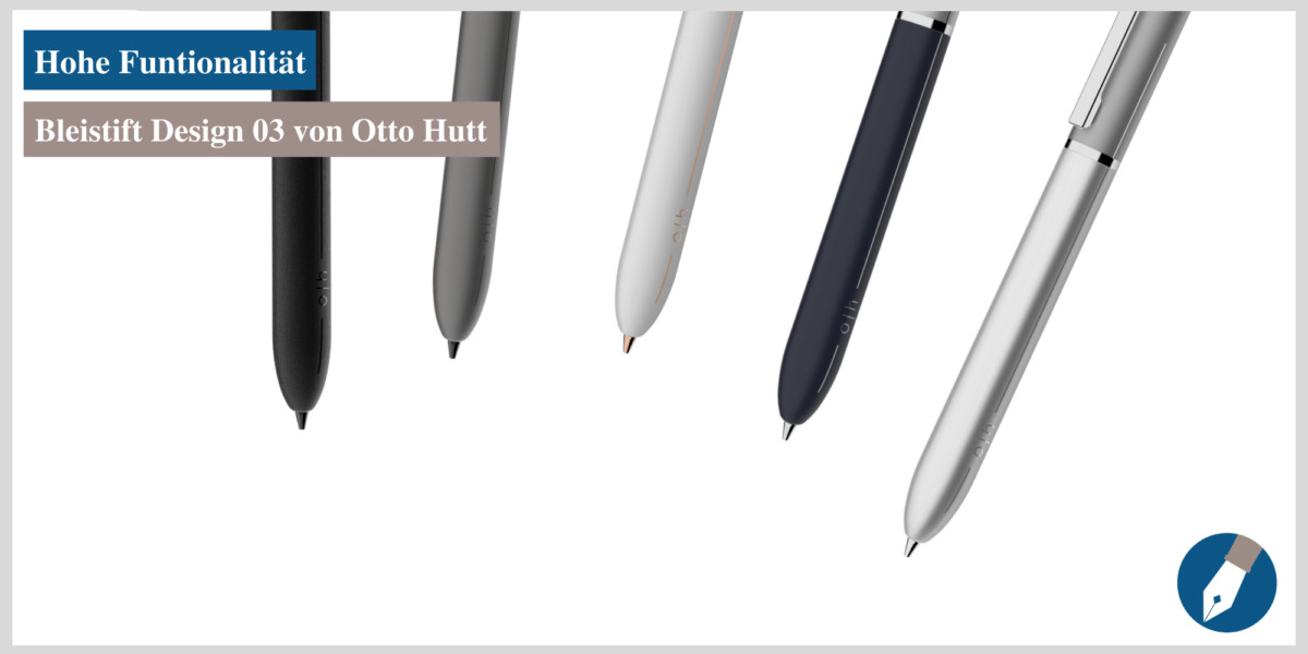 In Köln erhältlich: der Design 03 Bleistift von Otto Hutt.