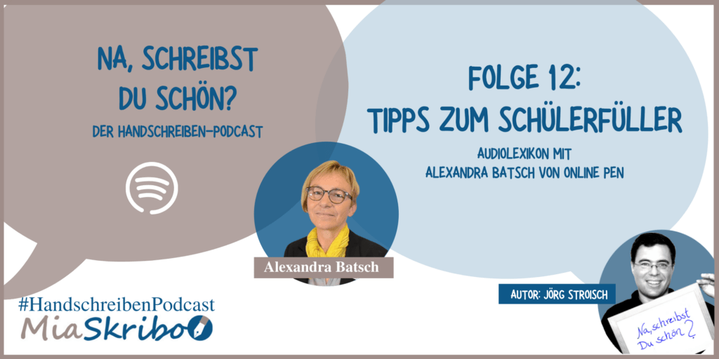 In der neuen Podcast-Folge erzählt Alexandra Batsch, was man beim Schülerfüller beachten sollte.
