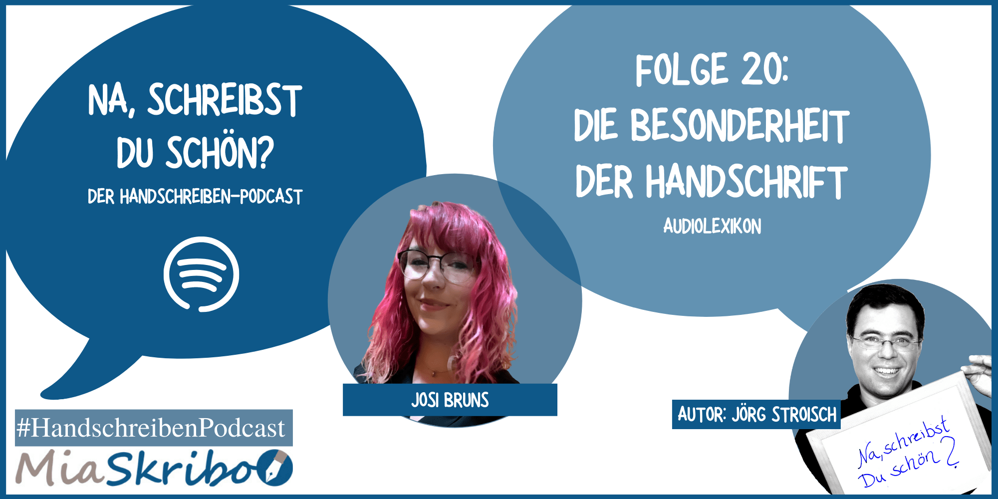 Josi Bruns erklärt, was ihr Handschrift bedeutet.