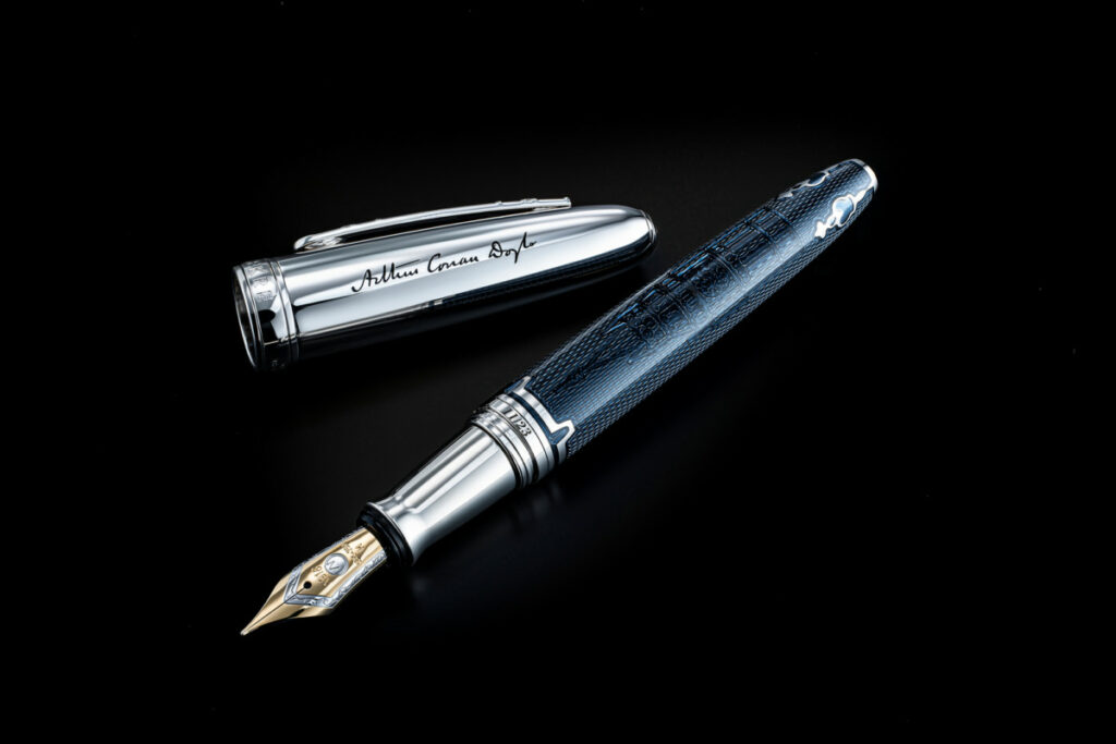 Foto zum FÃ¼llfederhalter "The Eye of Baker Street" zu Ehren von Arthur Conan Doyle von Waldmann/SekrÃ© / Photo of the fountain pen "The Eye of Baker Street" in honor of Arthur Conan Doyle by Waldmann/SekrÃ©