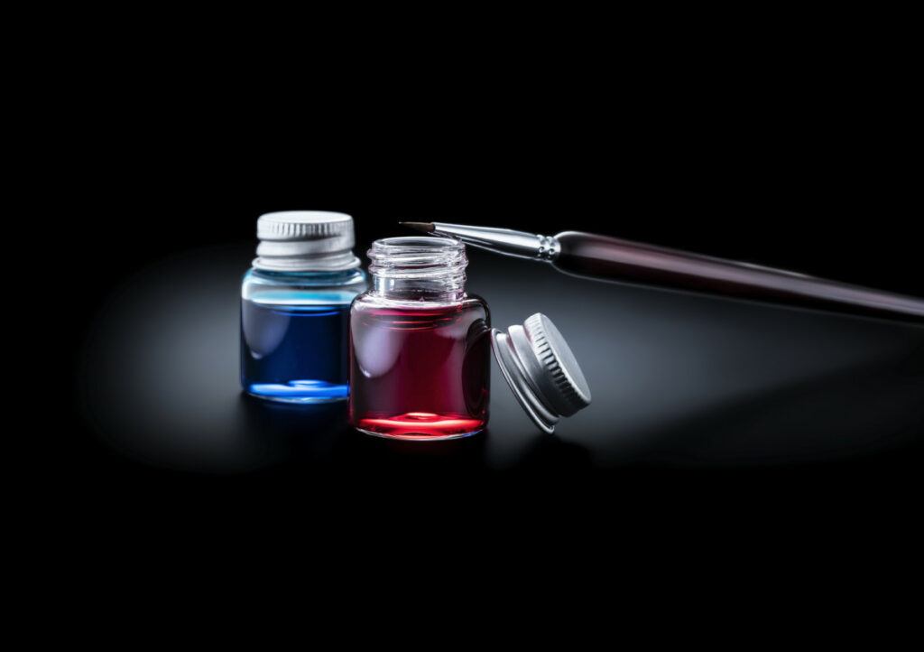 Photo of the materials and production of the Waldmann/SekrÃ© special edition for fountain pens