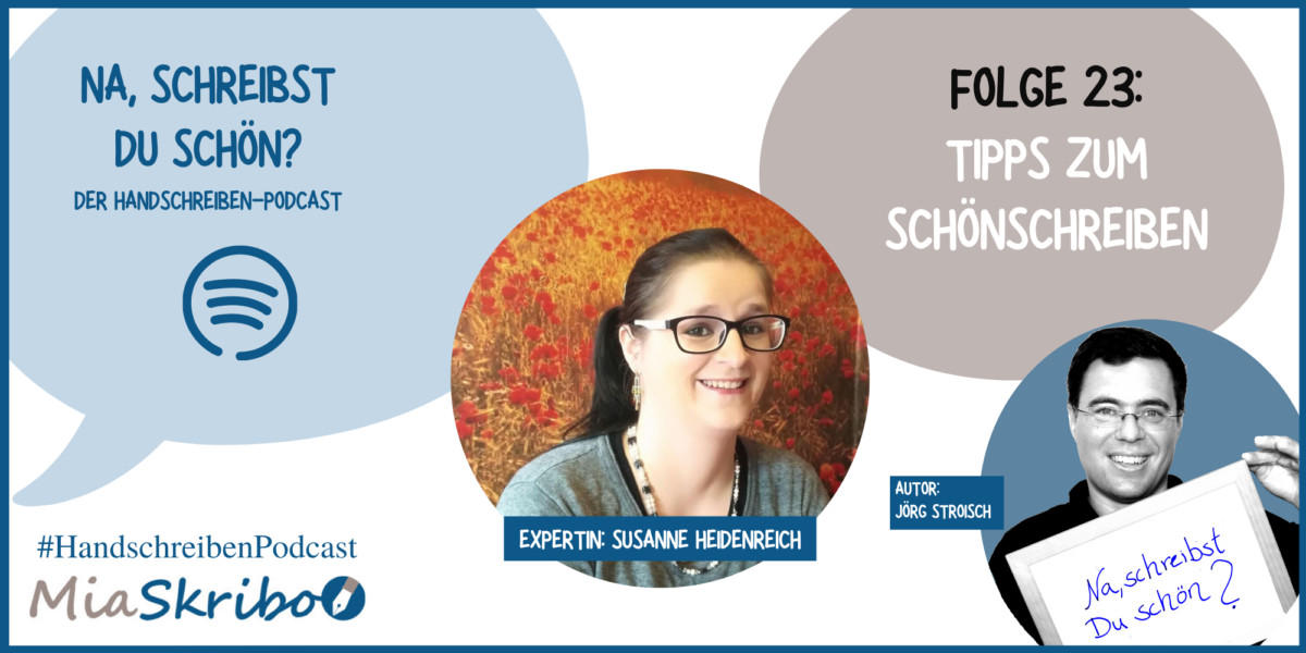 Susanne Heidenreich ist in dieser Folge meines Podcasts "Na, schreibst Du schön?" im Interview.