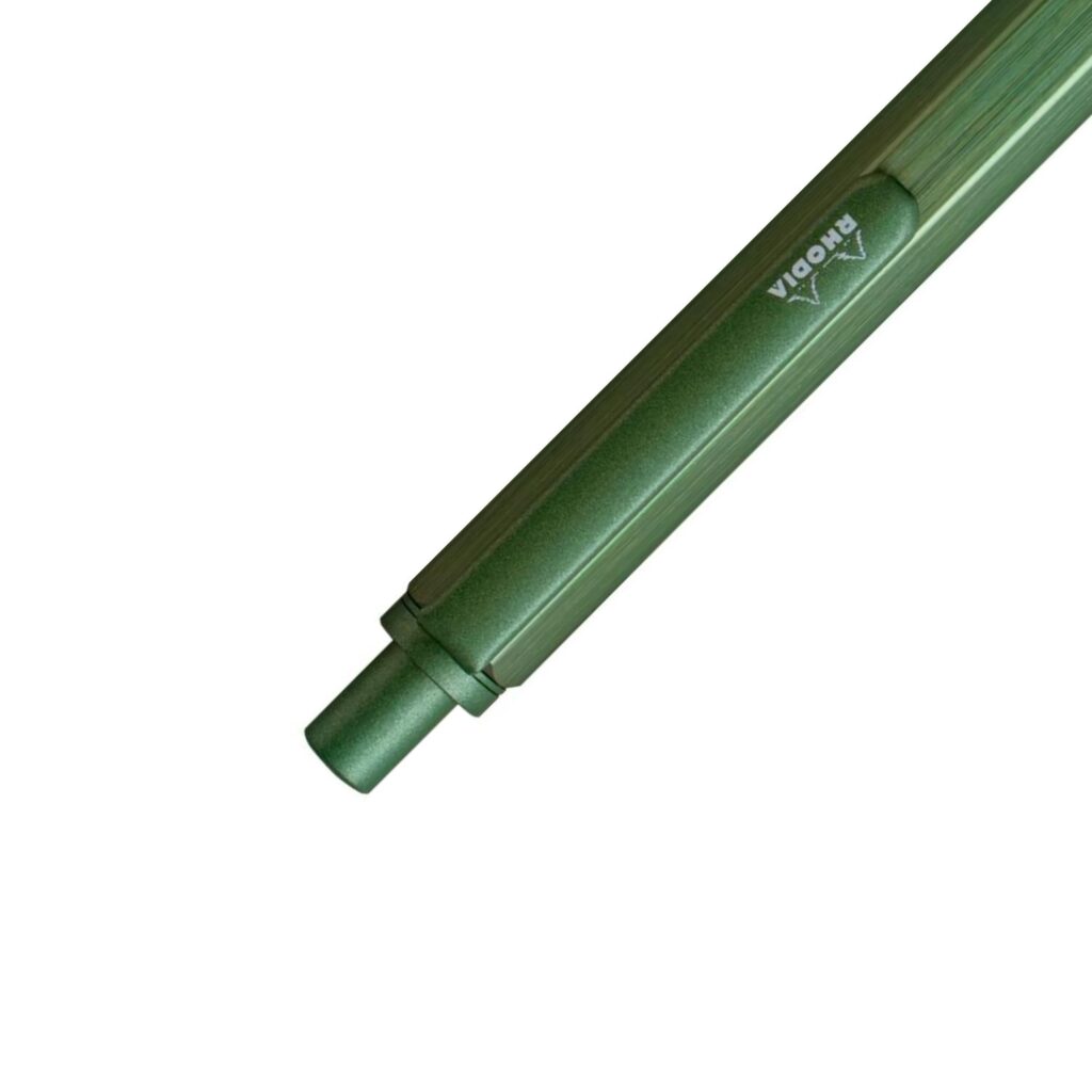Produktfoto zum Kugelschreiber scRipt in salbeigrün von Rhodia / product photo of the ballpoint pen scRipt in sage green  from Rhodia (9387C).