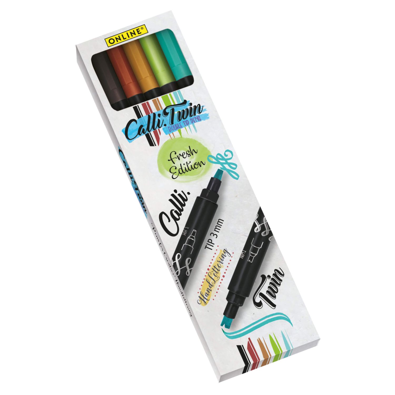 Produktfoto des 5er Sets Calli.Twin Fresh von Online Pen / product photo of the5 pieces set Calli.Twin Fresh from Online Pen (18605) Produktfoto des 5er Sets Calli.Twin Fresh von Online Pen / product photo of the5 pieces set Calli.Twin Fresh from Online Pen (18605)