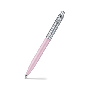 Produktfotos zum Geschenkset Emily in Paris mit Kugelschreiber und Kreditkartenetui in Sentinel Rosa / Product photos of the "Emily in Paris" gift set, featuring a ballpoint pen and a credit card holder in Sentinel Pink (GSHG2321512EIPP)
