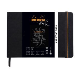 Produktfoto zum Carb'On Papierblock von Rhodia in dem Produkt Format DINA5 quer / Product photo for Carb'On paper pad from rhodia in product format DINA5 quer (RH_116116C)